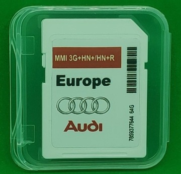 Mapa Europy karta SD Audi HN+/HN+R 2023 6.36.0