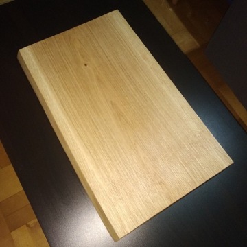 Drewniana dębowa deska do serwowania krojenia 