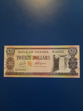 Gujana 20 dolarów 2018