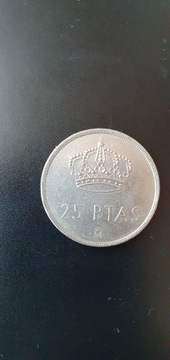 Hiszpania 25 peset 1983 rok
