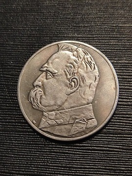 10 złotych 1934 rok pilsudski Polska wykopki monet