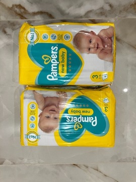 Pieluchy Pampers - rozmiar 3 - NOWE