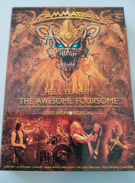 GAMMA RAY (3 DVD) HELL YEAH! THE AWESOME FOURSOME