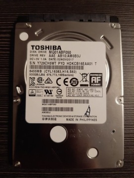 DYSK HDD 500 GB TOSHIBA MQ01ABF050