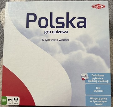 Gra planszowa Polska quiz 2-6 graczy 12+