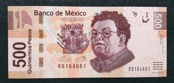 Meksyk 500 pesos 2013 UNC