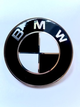 BMW znaczek 78mm logo emblema czarno biały e39 e91