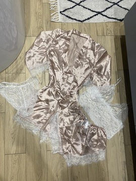 Komplet piżama szlafrok