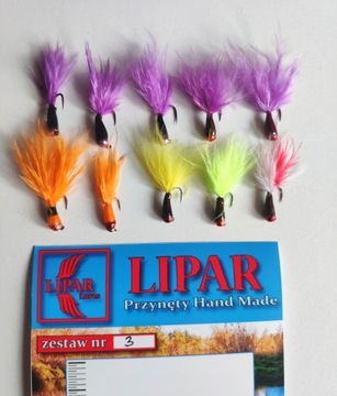 JIG PUSZAK Lipar - hand made  - zestaw 3