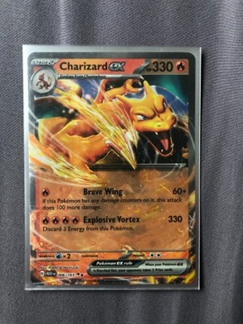 Karta Pokemon Mew 151 Charizard Ex 006/165 