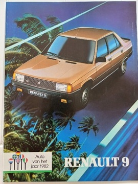 Prospekt Renault 9.1983r UNIKAT