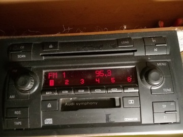 Radio CD kaseta samochodowe AUDI Symphony + kod