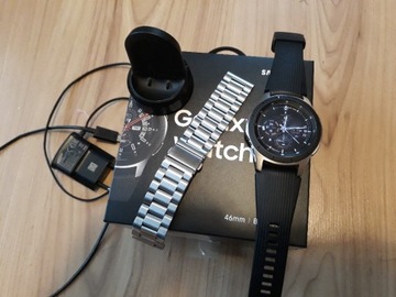 Smartwatch Galaxy Watch 46 mm silver Stan idealny