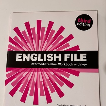 English file Intermediate Plus Workbook nowe