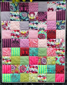 Patchwork Kołderka dziecięca 80 cm x 102 cm