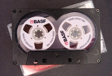 Kasetę z szpulkami ..BASF.Reel to Reel.