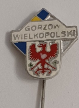 Stara przypinka PRL Gorzów Wielkopolski (emalia)