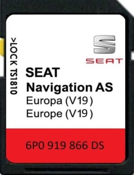 SEAT karta SD 32GB mapa Europy V19 2024/25 Nowość