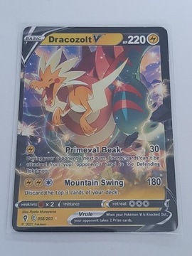 Karta Pokemon Dracozolt V 