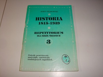 HISTORIA 1815-1939 REPETYTORIUM PILIKOWSKI 