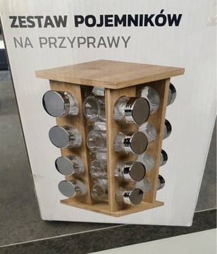 Zestaw pojemników na przyprawy