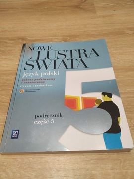 Podręcznik Nowe Lustra Świata, j. polski, cz. 5