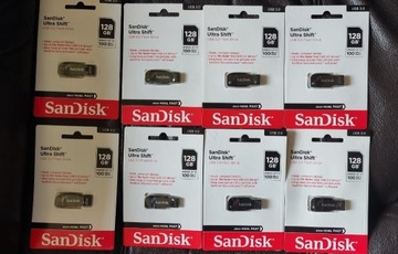 Pendrive USB SanDisk Ultra Shift 128 GB