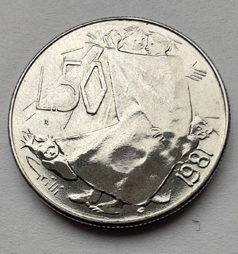 SAN MARINO 50 Lire 1981 MENNICZA