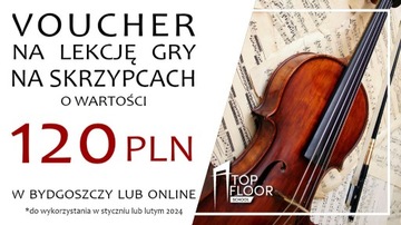 VOUCHER na indywidualną lekcję gry na skrzypcach