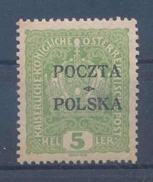 1919 KRAKOWSKIE, 5h. Fi.31, V FORMA ** 8