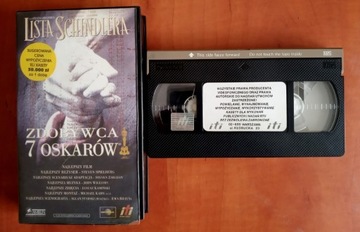 Lista Schindlera - kaseta VHS