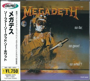 CD Megadeth - So Far, So Good... So What! (Japan 1