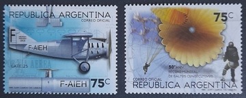 ARGENTYNA** - Mi. 2512-2513 - lotnictwo- kat. 4€