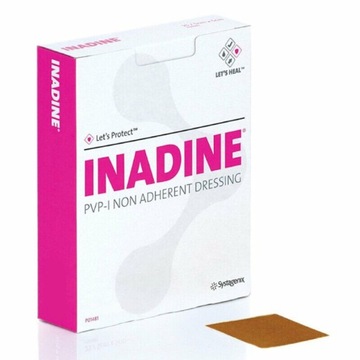 Systagenix INADINE z jodem 9,5 x 9,5 cm.25 sztuk.