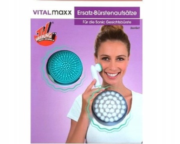 vital maxx wymienne wkłady szczoteczki do twarzy
