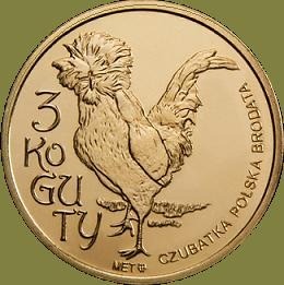 DL 236 - 3 koguty - czubatka - Oława - 20010