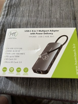 HDMITECH USB C 8in1 HUB Nowy