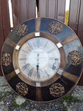 Duży, dekoracyjny zegar ścienny 