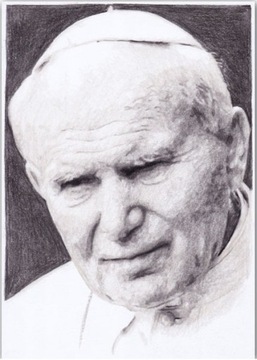 portret papież święty  JAN PAWEŁ II 