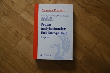 Prawo instytucjonalne Uni Europejskiej podręcznik