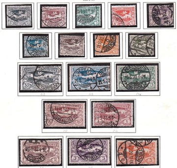 Plebiscyt Górny Śląsk Fi 13-29 seria 17 znaczków stemplowanych