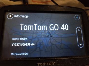 Nawigacja GPS Tomtom Go 40