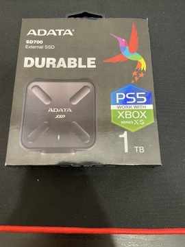 Dysk zewnętrzny Adata 1TB DURABLE SD700 PS5 XBOX
