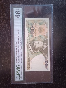 Banknot 50 złotych 1988
