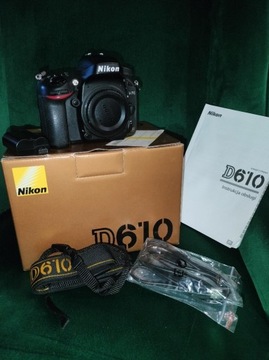 Nikon D610 body bateria pasek 