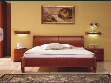 Meble sypialnia Sierra Bogatti drewno olchowe