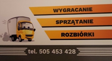 Opróżnianie i rozbiórki, wywóz śmieci, rzeczy, gab