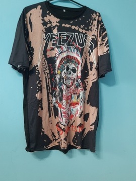 Bluzka tunika czaszka rock goth metal 44 46 xl 2xl