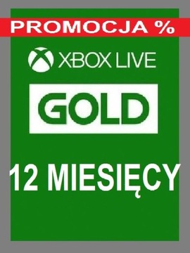 Xbox Live Gold + Game Pass 12 Miesięcy PROMOCJA