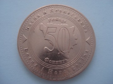 Bośnia i Hercegowina 50 fenigów 2007
